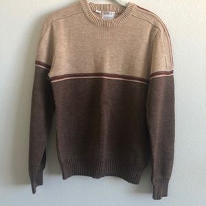 Vintage brown grandpa sweater